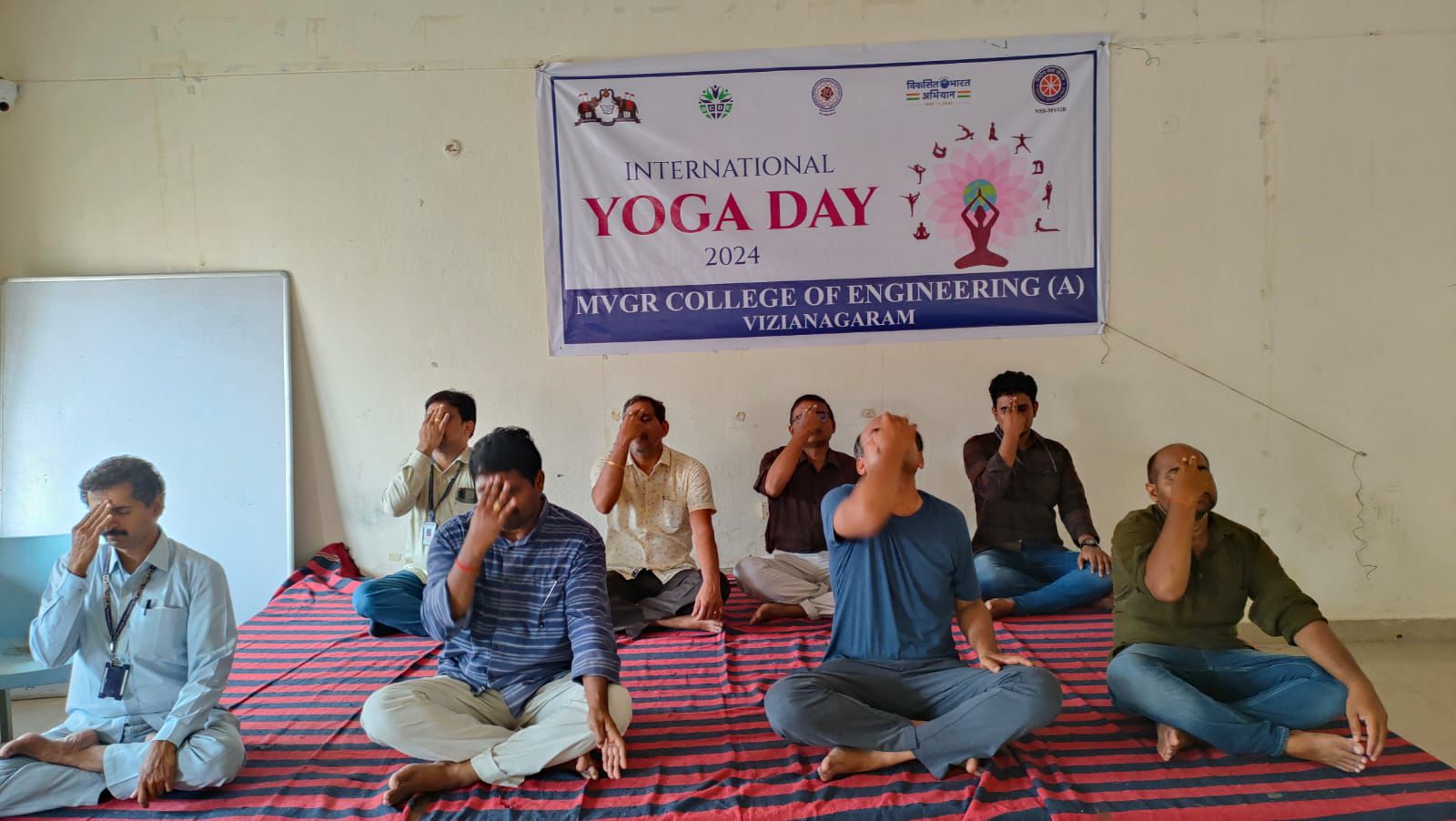 MVGR College Celebrates International Day of Yoga 2024